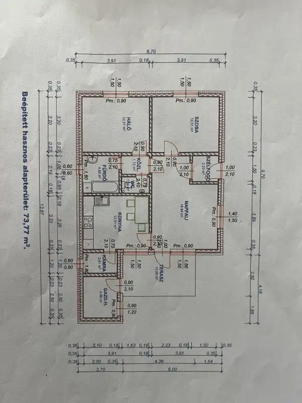 Eladó Építési telek, Dunaföldvár 988 m² 7.5 M Ft